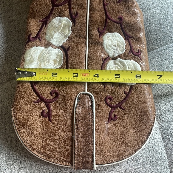NOMAD Women’s NWOT Brown Floral Trendy Embroidered Cowboy Western Boots - Picture 9 of 10